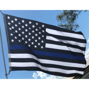 Police-USA-Flag