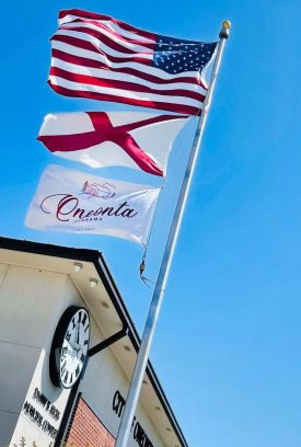 City Flag pole
